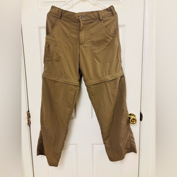 White Sierra Convertible Tan Khaki Pants Size M - Picture 1 of 14